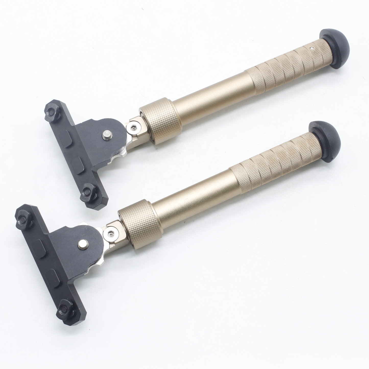 V8 Mlok Split Tactical Gun Tripod with Rail Mount Adapter Adjustable Length Shooting Stand Hunting Accessories