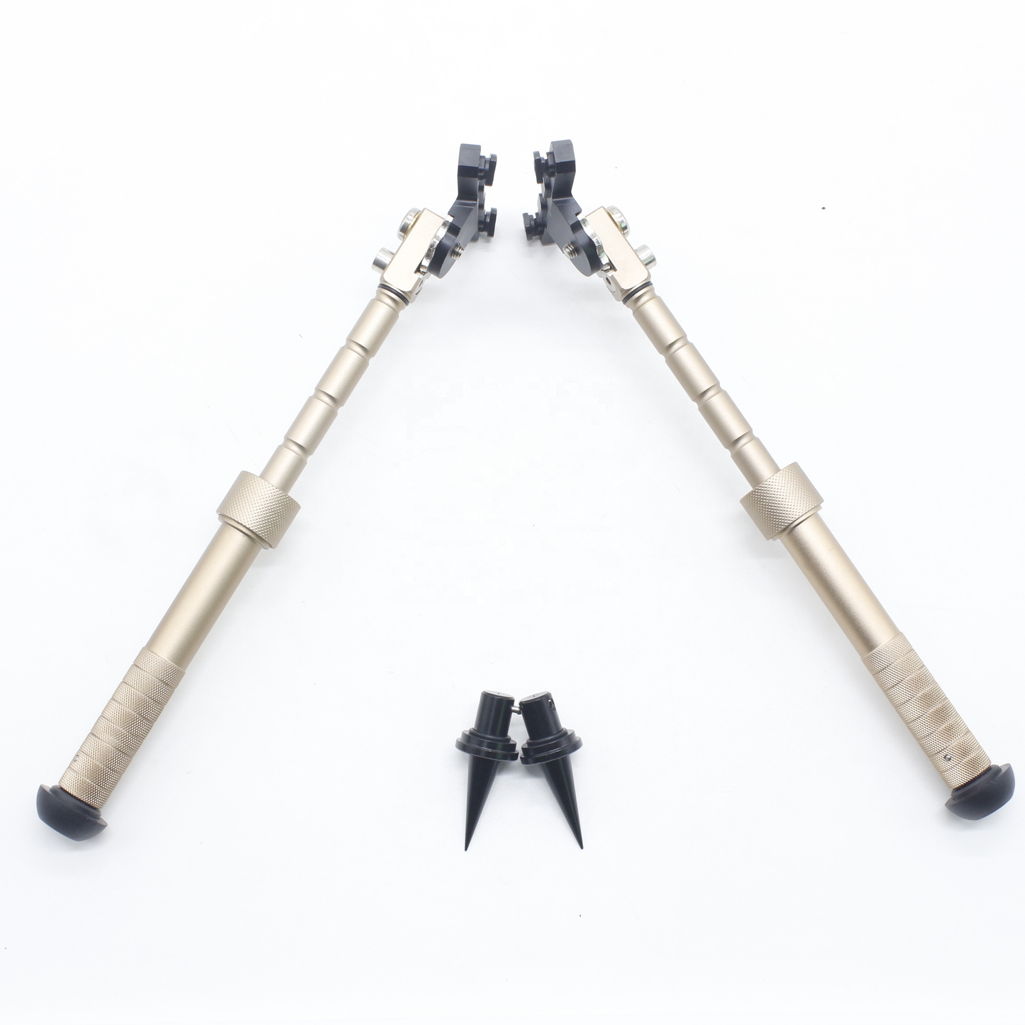 V8 Mlok Split Tactical Gun Tripod with Rail Mount Adapter Adjustable Length Shooting Stand Hunting Accessories