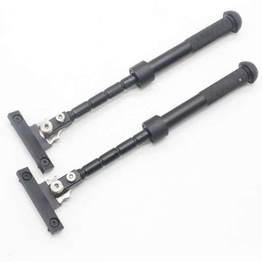 V8 Mlok Split Tactical Gun Tripod with Rail Mount Adapter Adjustable Length Shooting Stand Hunting Accessories