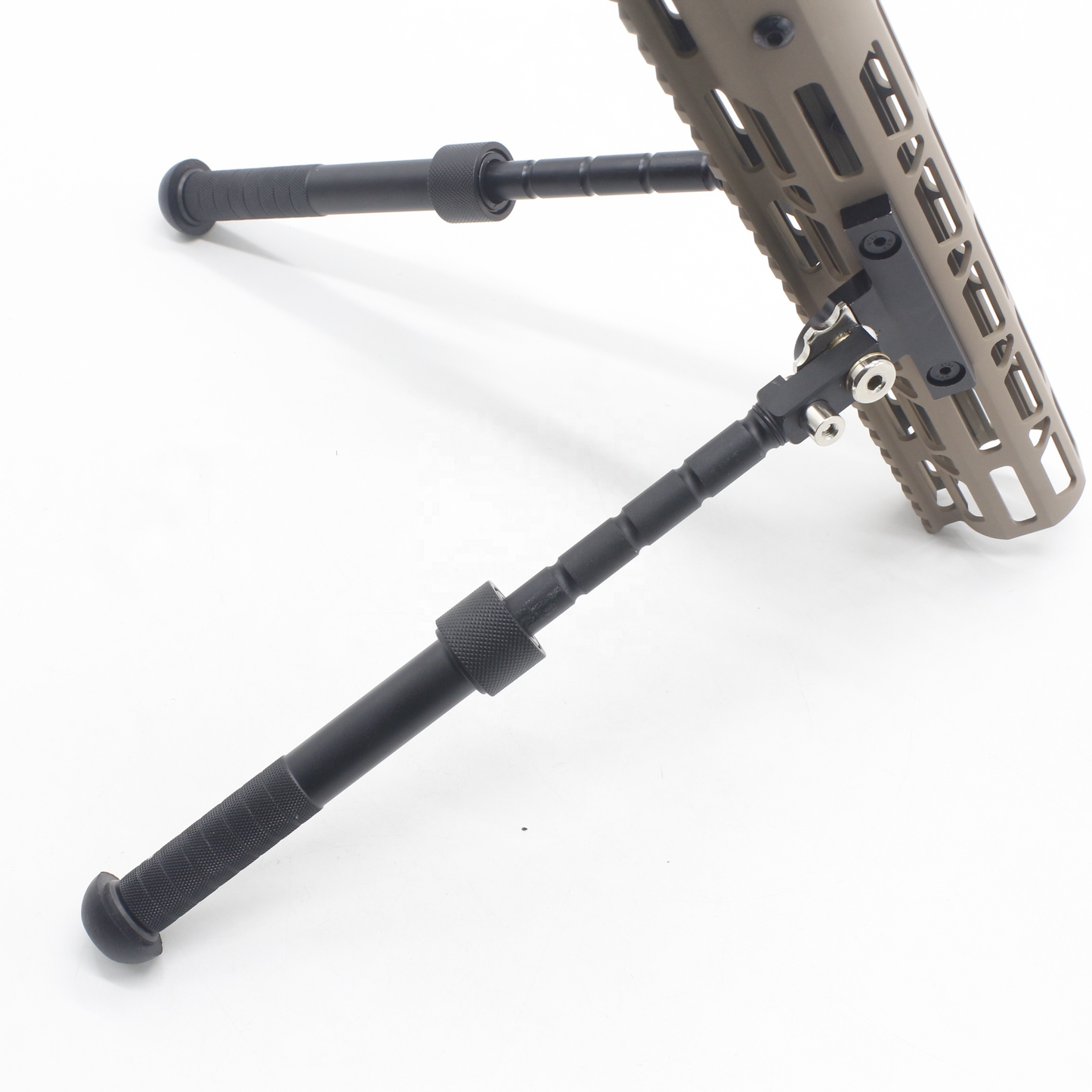 V8 Mlok Split Tactical Gun Tripod with Rail Mount Adapter Adjustable Length Shooting Stand Hunting Accessories