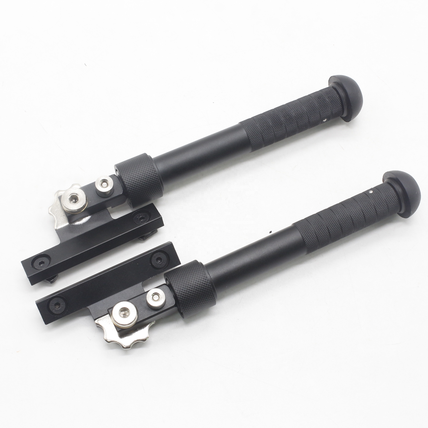 V8 Mlok Split Tactical Gun Tripod with Rail Mount Adapter Adjustable Length Shooting Stand Hunting Accessories