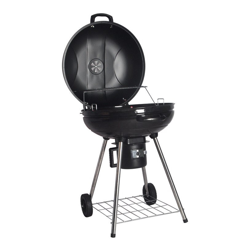 22 inch Kettle Charcoal Grilll Apple BBQ Grill Weber Charcoal BBQ Grill with Detachable Ash Pan