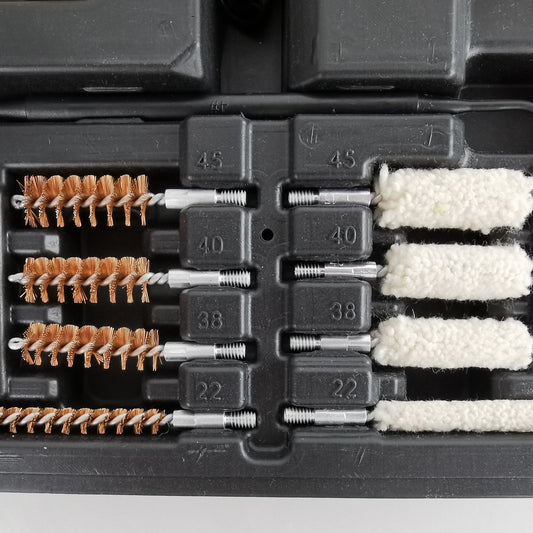Gun Barrel Brush Tool Cleaning Kit Pipe Unclog Barrel Maintenance Kit (small black box)