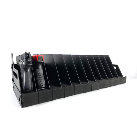 12 Pistol Rack Display Stand