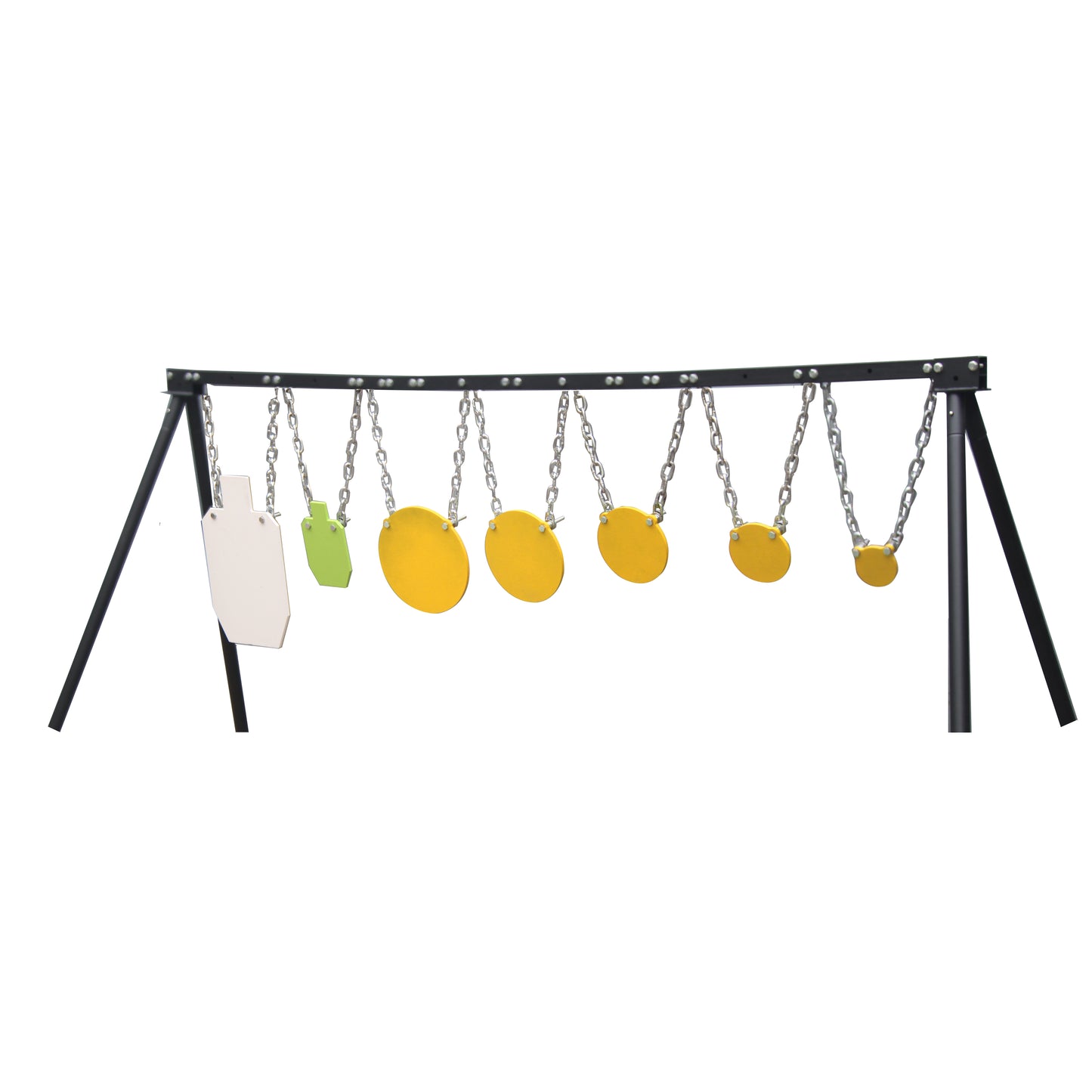 AR500 Gong Target 3/8" Metal Steel Shooting Target Stand Complete Target System