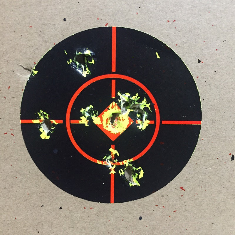 3inch Black Splash Yellow Patch Sticker Splatter Adhesive Shooting Paper Targets
