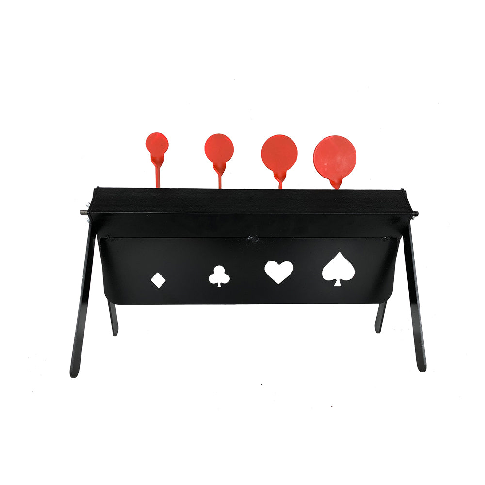Poker Tactical Steel Shooting Recovery Metal Targets