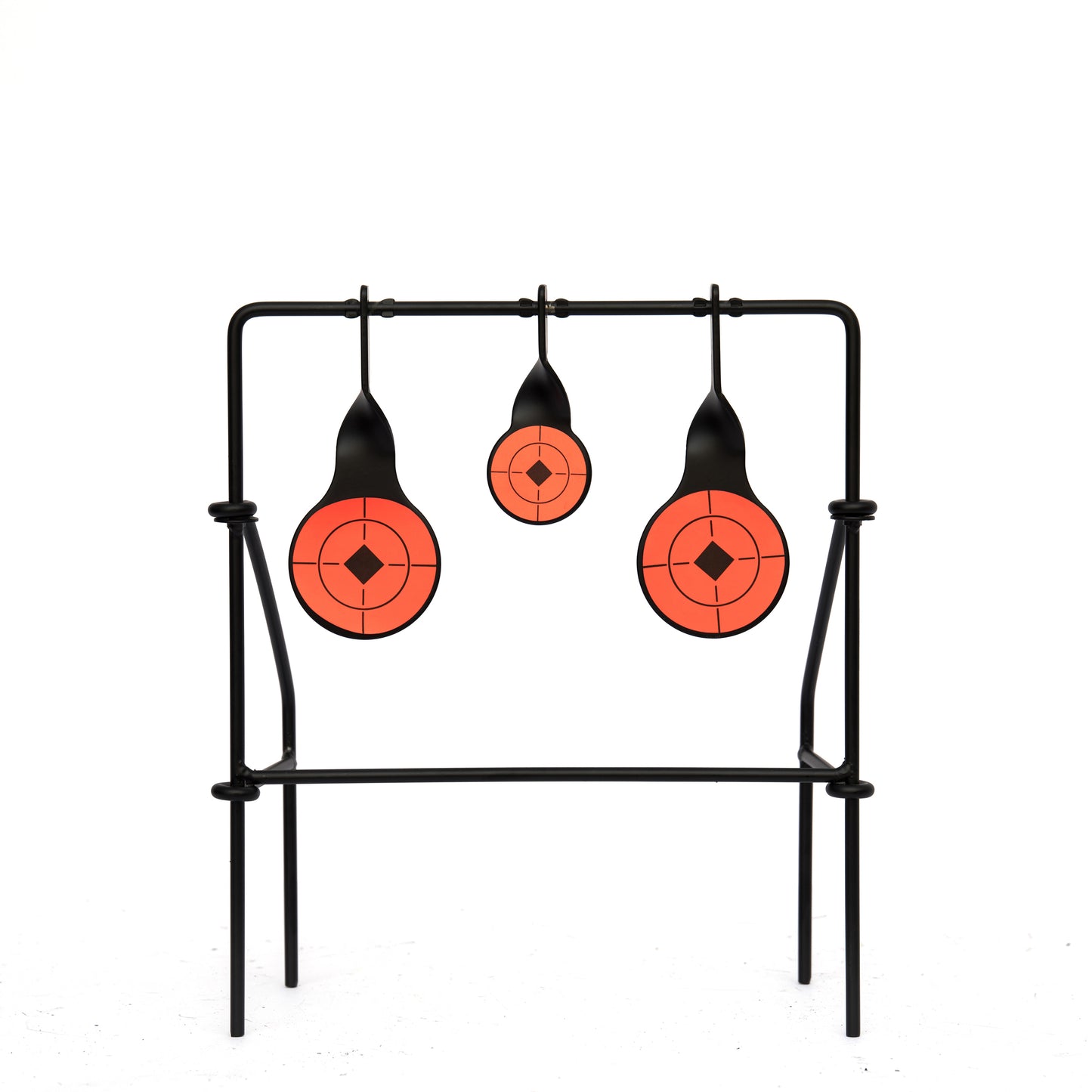 Outdoor Field BB Pellets Gun Metallic Triple Spinner Plinking Metal Shooting Targets