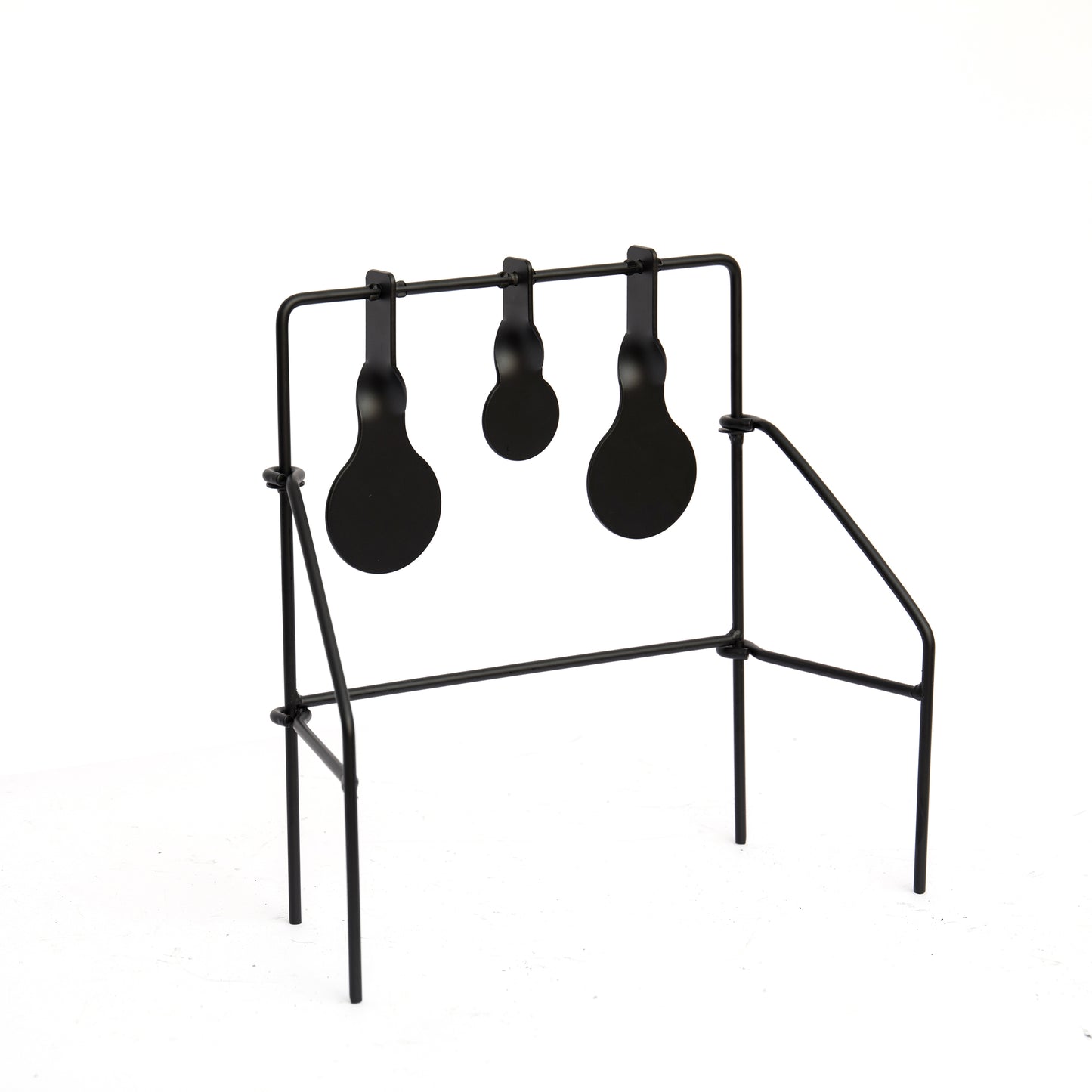 Outdoor Field BB Pellets Gun Metallic Triple Spinner Plinking Metal Shooting Targets
