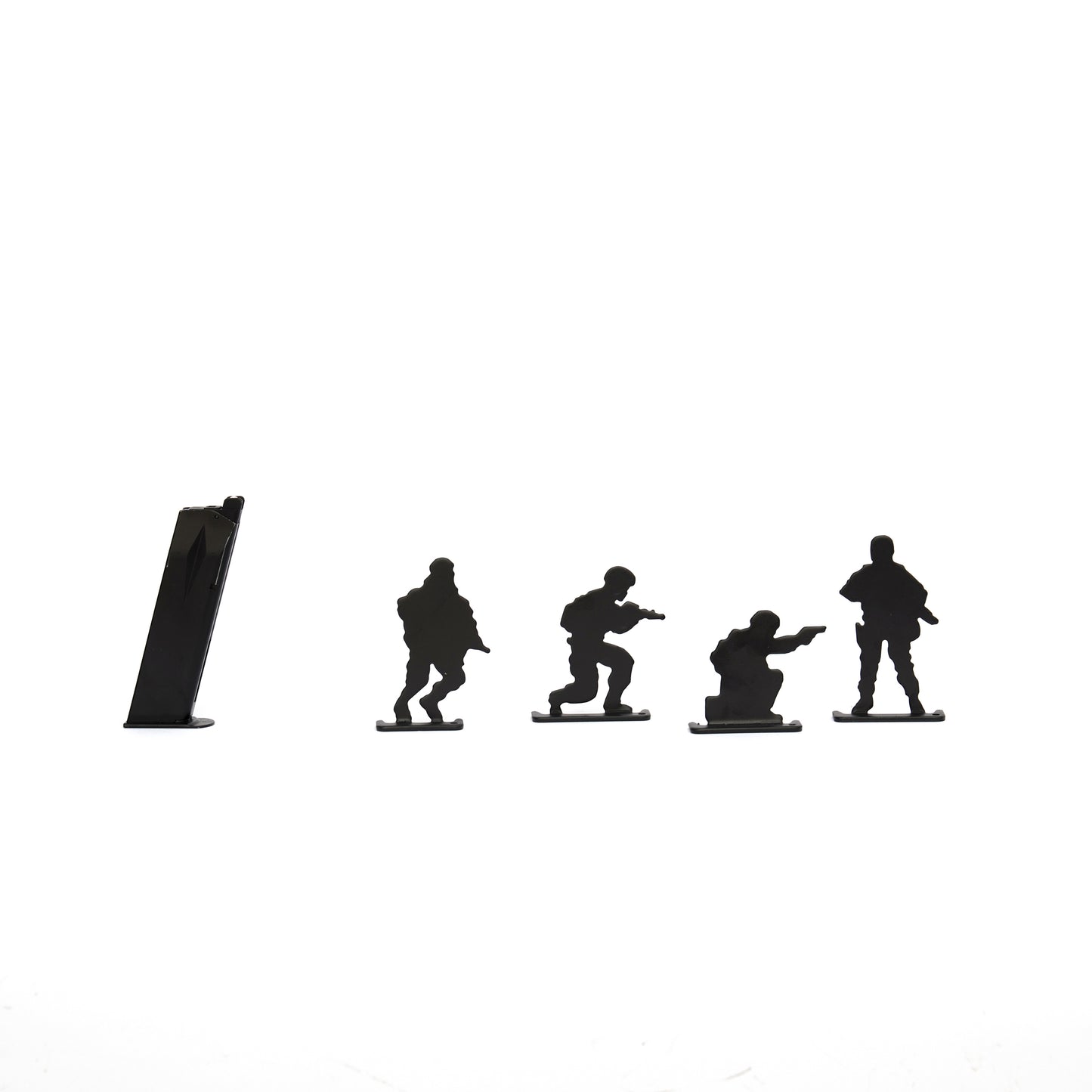 Soldier Silhouette Knockover Shooting Steel Targets