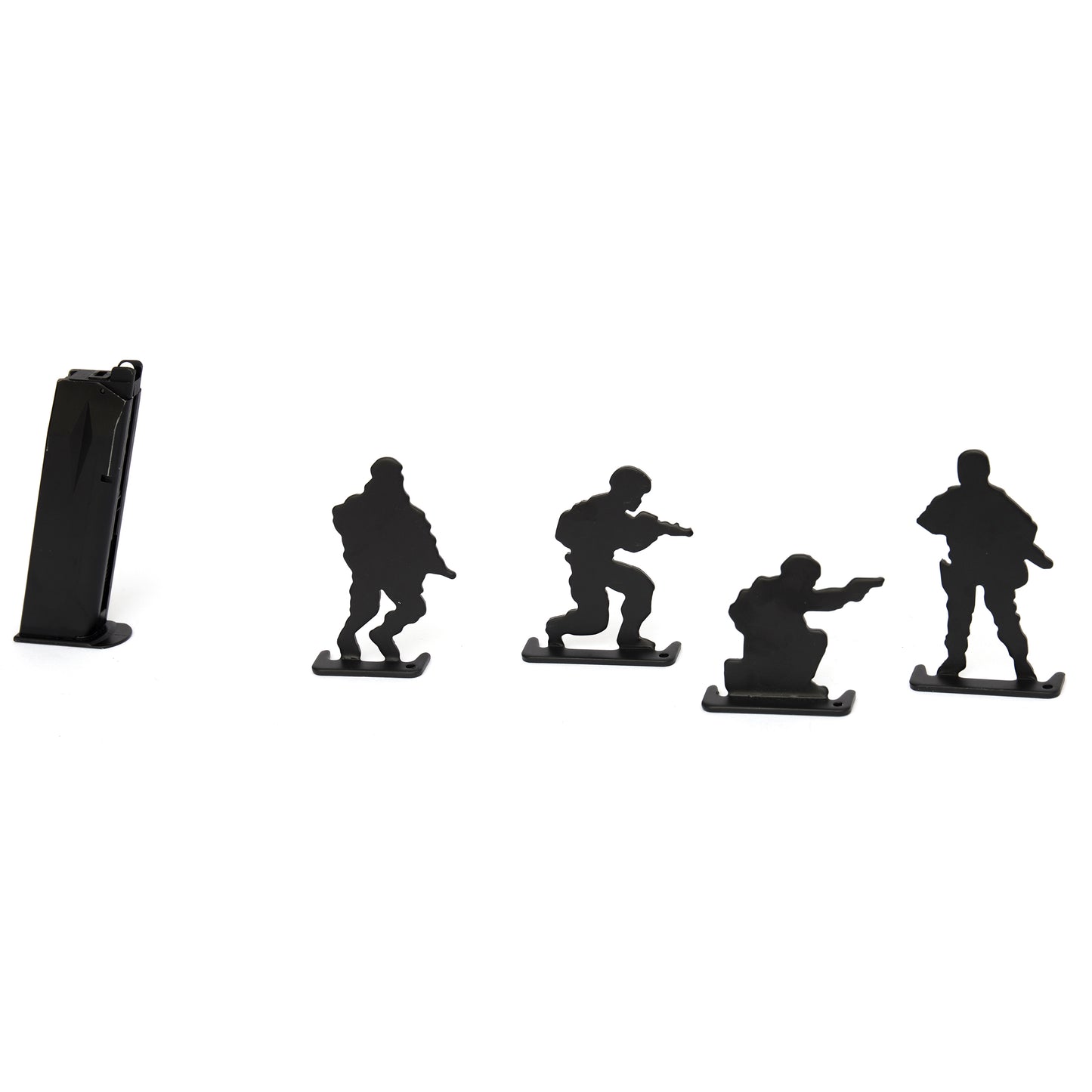 Soldier Silhouette Knockover Shooting Steel Targets