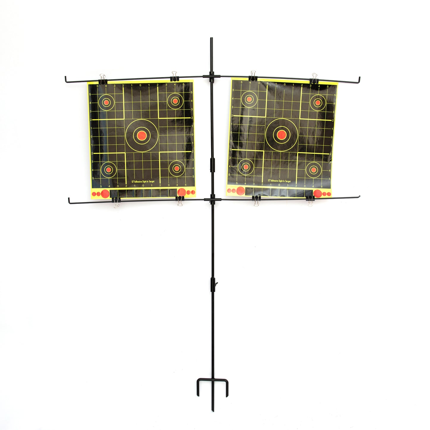 New design metal Training Steel Frame Paper shooting Target Rack, Holds 2 Targets stand