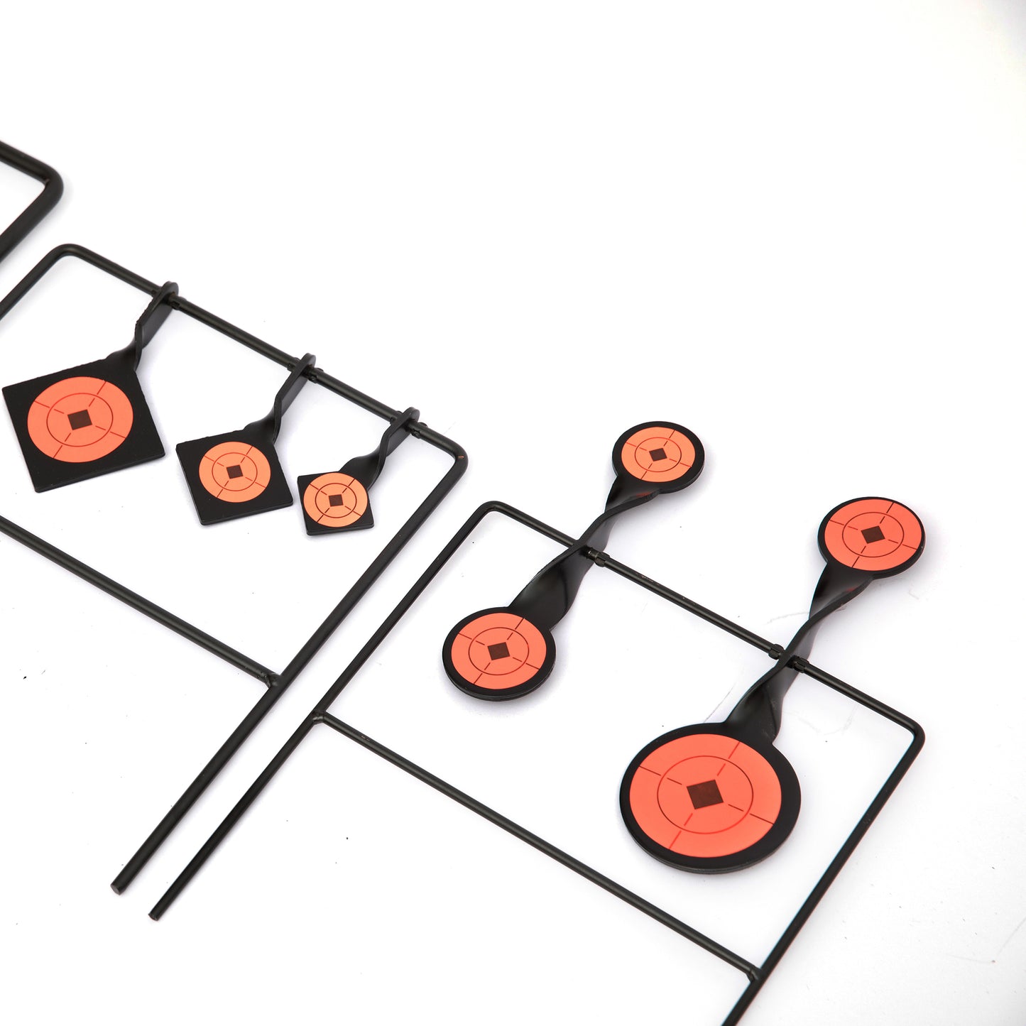 For .22 Caliber 2*2 shooting spinning reset target