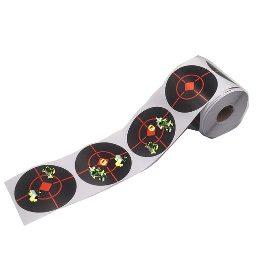 3inch Black Splash Yellow Patch Sticker Splatter Adhesive Shooting Paper Targets