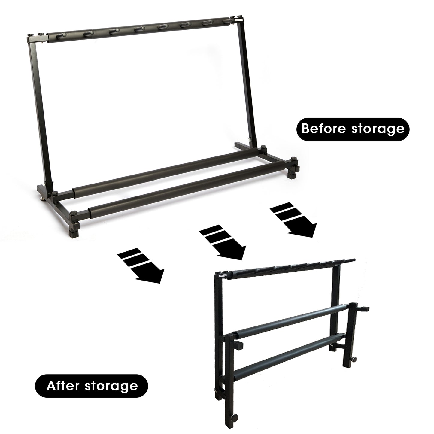 9 Game Outdoor Indoor Shooting Storage Display Gun Rack Stand