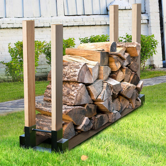 Pair of Assembleable Firewood Storage Rack