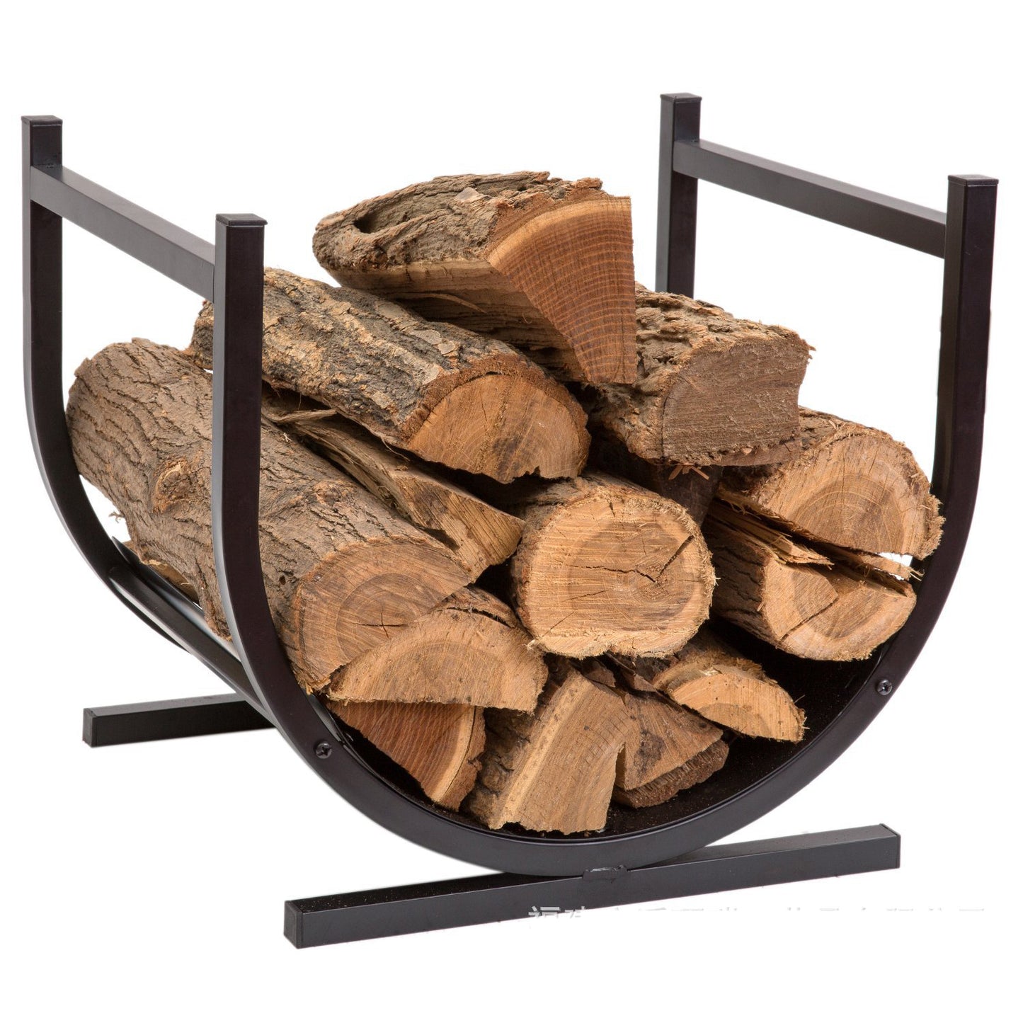 Outdoor U-shaped Firewood Storage Rack