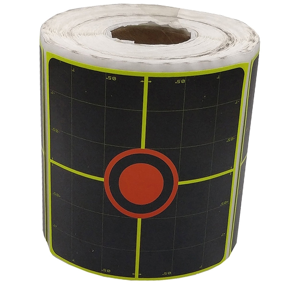 Red Bullseye Splash Yellow Patch Splatter Adhesive Shooting Paper Targets