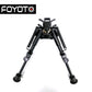 60 degree Rotate head with wrench Tactical Rifle Solid Base Pivot Traverse Adjustable Notched Legs Tripod for Shooting Hunting
