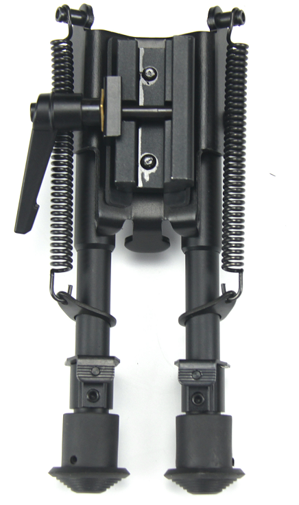 6-27HQD with side guide adjustable Foldable bipod with 11mm/20mm adapter quick release long bipod