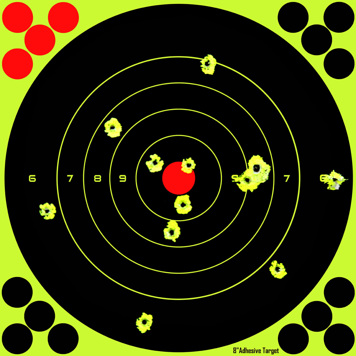 Splattering Target Shooting Paper Target 8inch Splatter Self Adhesive Splattering Target ...