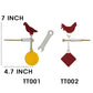 Airgun Rotate Steel Spinner Automatic Reset Tree Bird Shooting Pellet Target