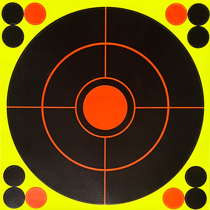 8inch Classic Splatte Target Self Adhesive Burst Shooting Paper Targets