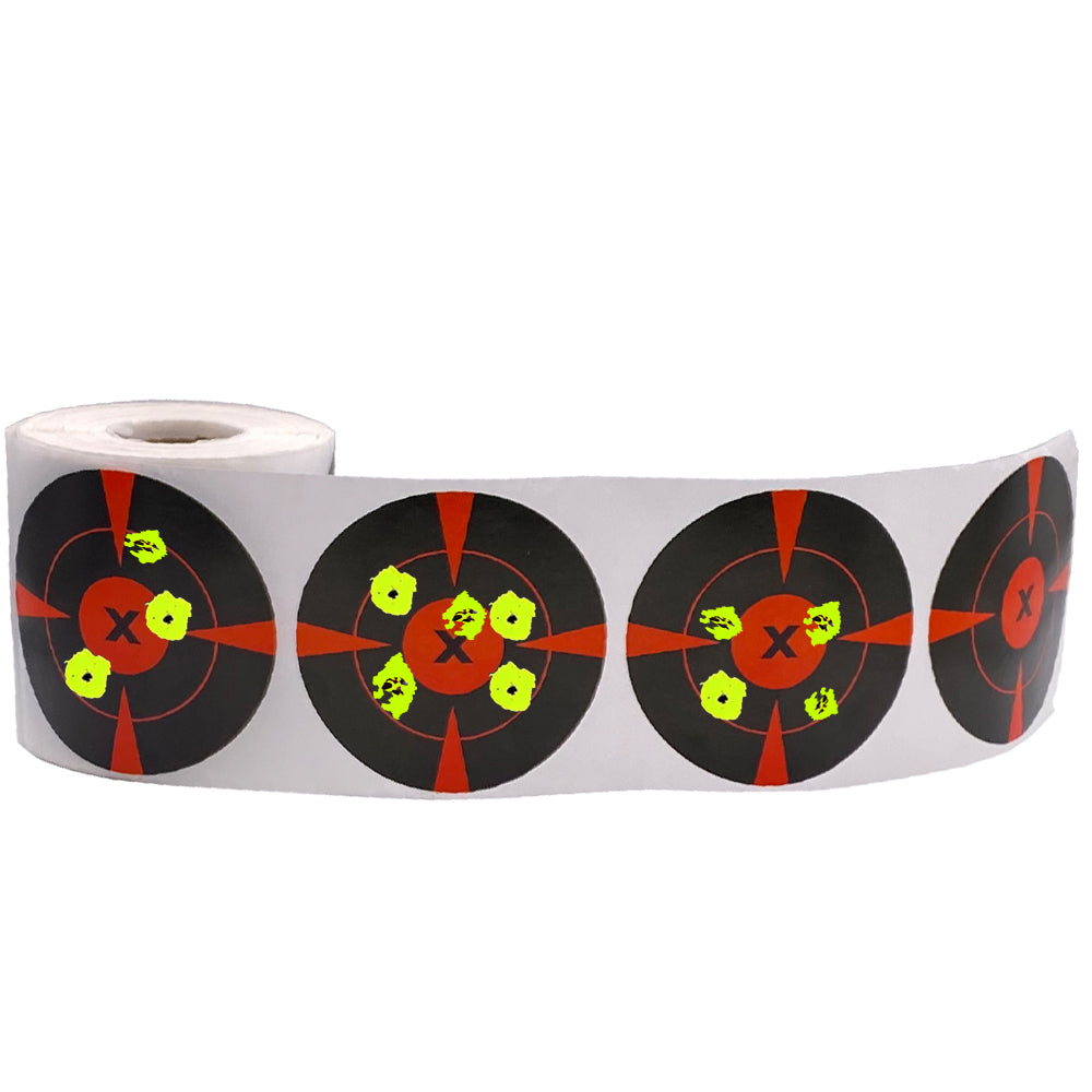 3inch Black Red Splash Yellow Color Patch Sticker Splatter Adhesive Paper Targets