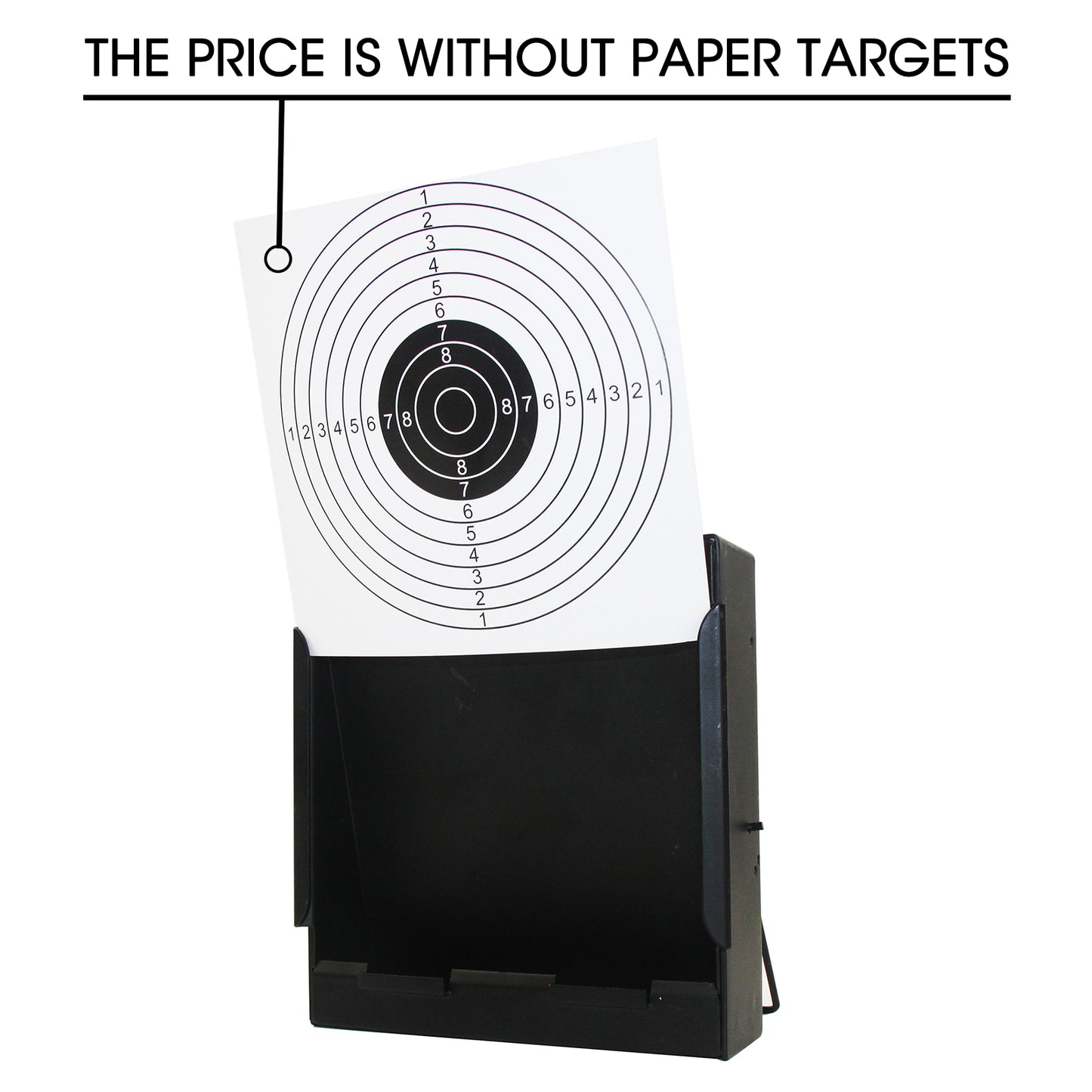 Target Holder Trap Pellet Catcher Airgun Target Shooting Target (Without Target Paper)