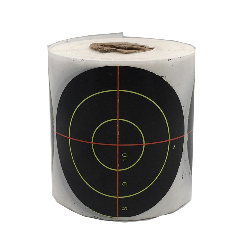 3inch Black Red Bullseye Splash Yellow Patch Sticker Splatter Adhesive Shooting Paper Target