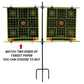 New design metal Training Steel Frame Paper shooting Target Rack, Holds 2 Targets stand