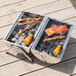 Outdoor Camping Portable Charcoal BBQ Grill Easily Assembled Folding Barbecue Oven