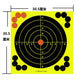 12 Inch "Stick & Splatter" Reactive Splatterburst Target Shooting Self Adhesive BB Pellets Paper Shooting Targets