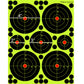 Hunting Practice Adhesive Splatterburst Target Reactive Splatter Target Paper Shooting Target