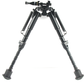 6-27QD Tactical Bipod Adjustable Spring Picatinny Carbon Fiber Rifle Bipod with Quick release Adapter