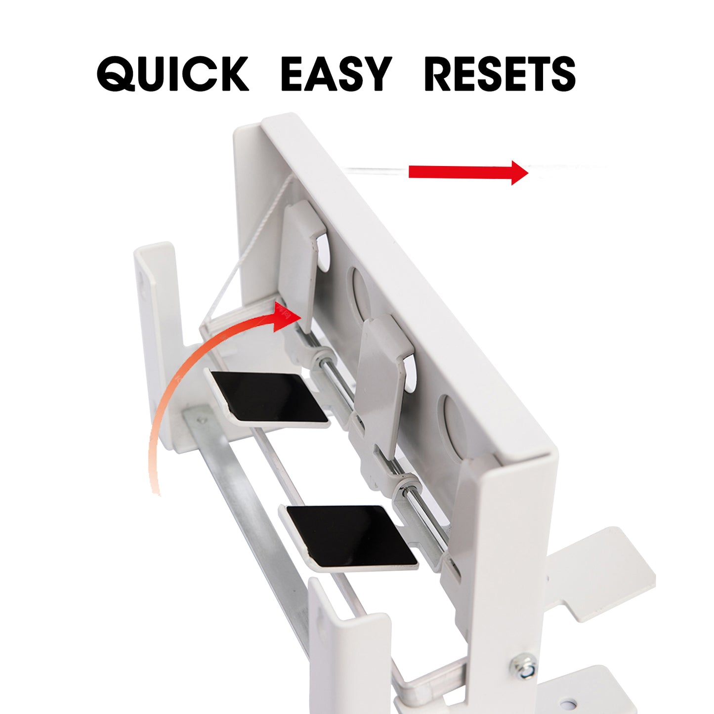 BIATHLON Steel Shooting Targets Pull Rope Reset 5 Target Different Difficulty