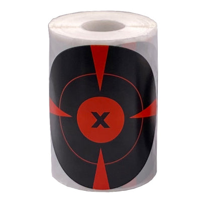 4inch Red Target Burst Bullseye Splash Yellow Patch Splatter Adhesive Shooting Paper Targets Stickers