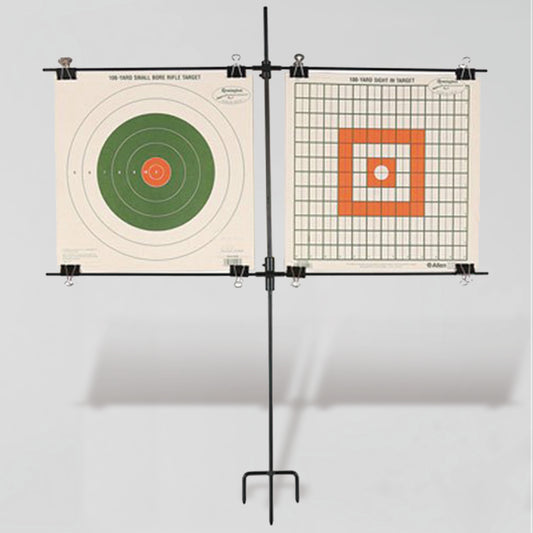New design metal Training Steel Frame Paper shooting Target Rack, Holds 2 Targets stand