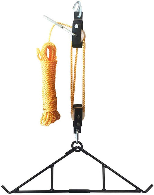 Gambrel and Pulley Hoists Lift System