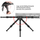 V9 Flat head-Split tripod-M-LOK Tactica Bipod Tripod Split Tactical Stand Adjustable and Lockable Legs Hunting Accessories