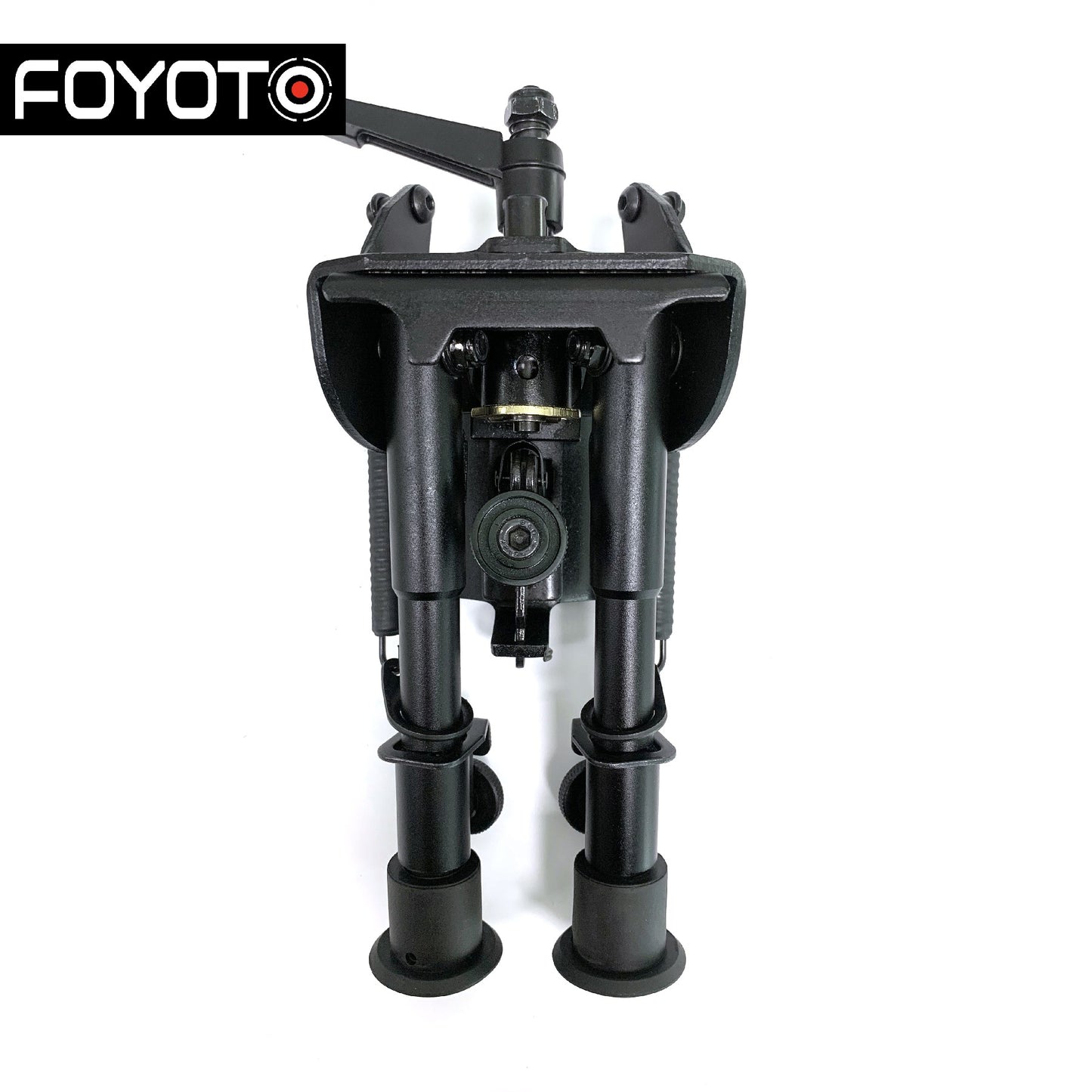 60 degree Rotate head with wrench Tactical Rifle Solid Base Pivot Traverse Adjustable Notched Legs Tripod for Shooting Hunting