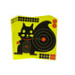 Squirrel Present The Bull 's-eye 12*12 Inch Splatter Yellow Adhesive Shooting Paper Target