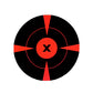 4inch Red Target Burst Bullseye Splash Yellow Patch Splatter Adhesive Shooting Paper Targets Stickers