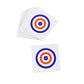 14*14cm 100pcs/bag Blue Non Adhesive Cone Trap Cardboard Paper Shooting Targets