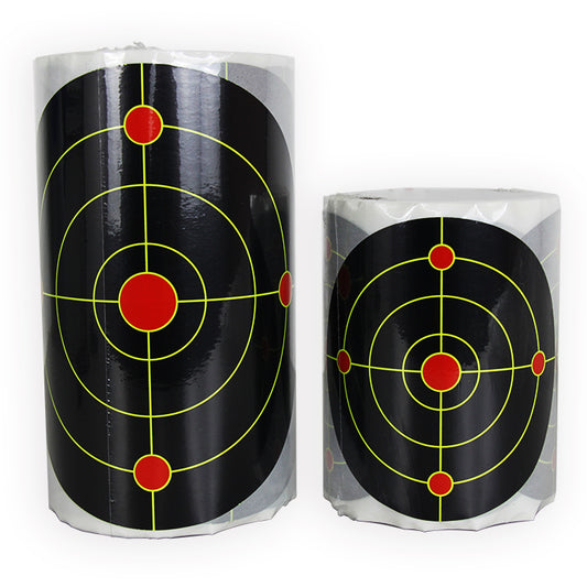 Red and Black Target Pasters 12cm/18cm Diameter Round Paper splatter Paper Shooting Targets