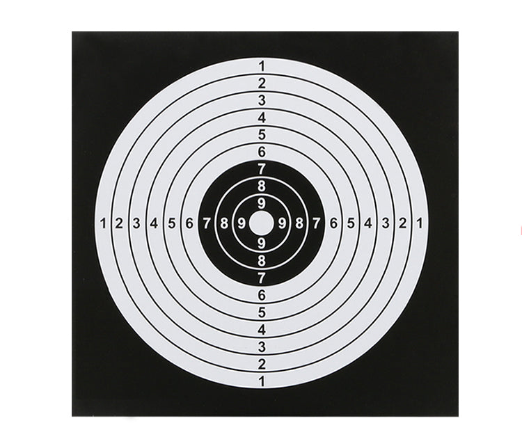 14*14cm 100pcs/bag Black White Ring Non Adhesive Cone Trap Cardboard Paper Shooting Targets