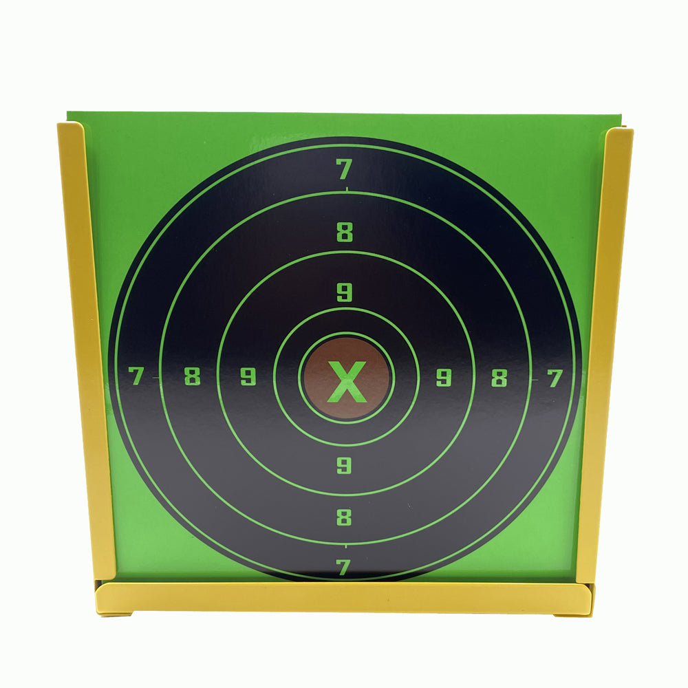 14/17cm Hard Cardboard Splash Green Colour Burst Shooting Paper Target (Without Adhesive)