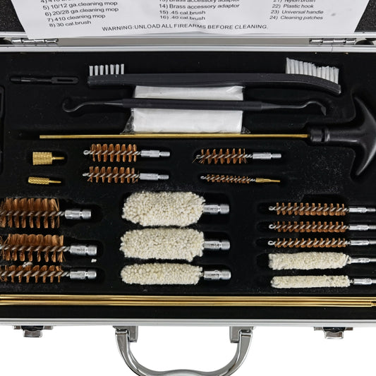 Aluminum Alloy Box Gun Cleaner Tube Brush Cleaning Kit