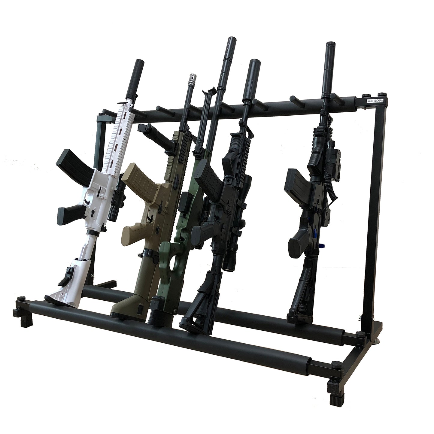 9 Game Outdoor Indoor Shooting Storage Display Gun Rack Stand