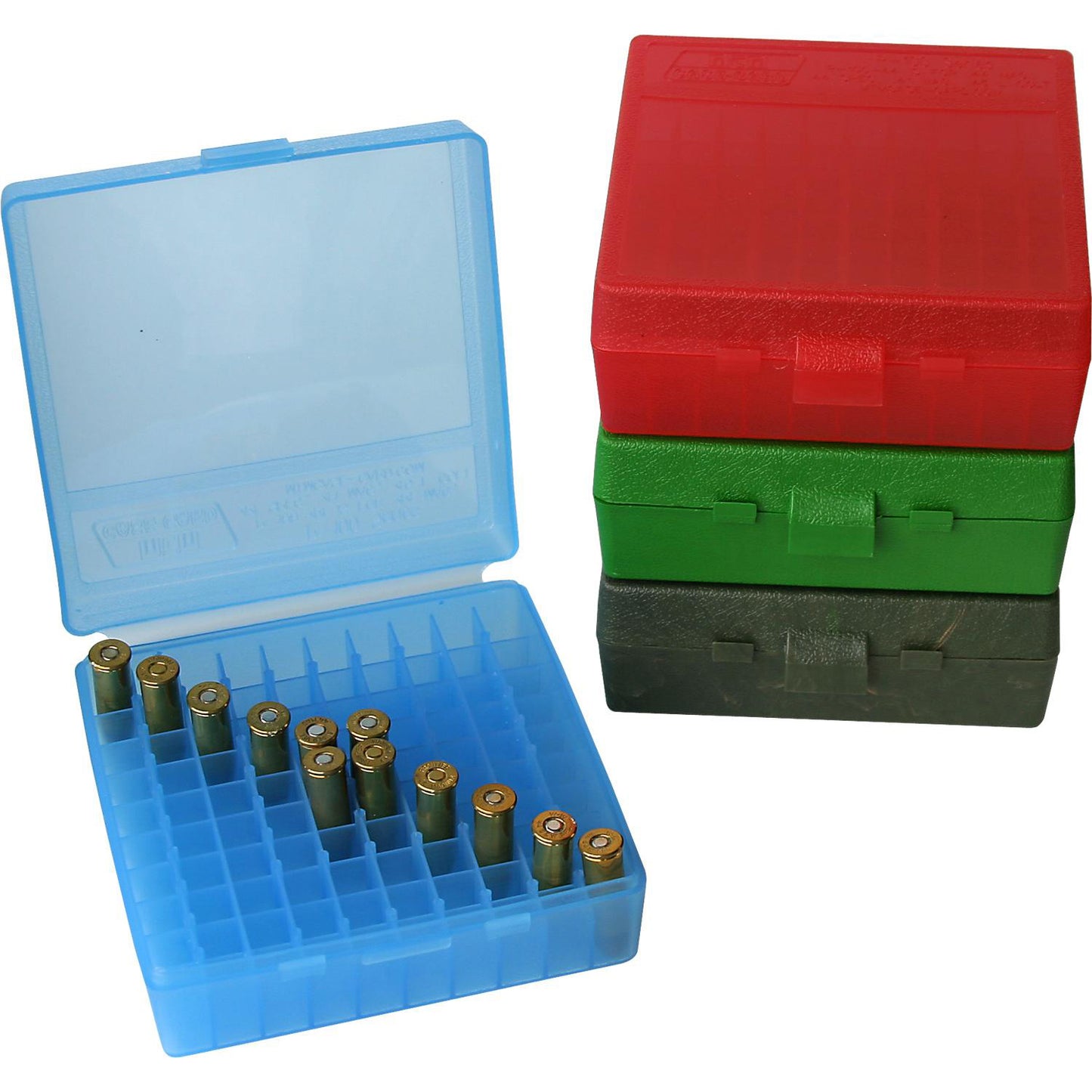 Pistol 100 Round 1.68” Max. OAL Bullet Storage Box Ammo Can